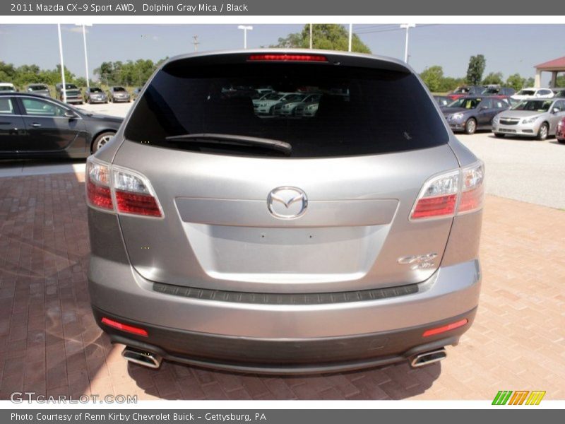 Dolphin Gray Mica / Black 2011 Mazda CX-9 Sport AWD