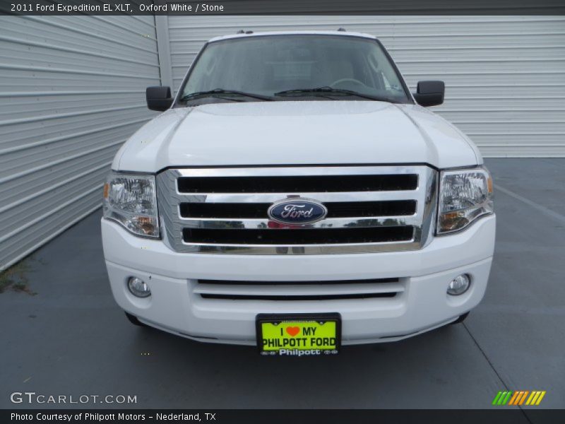 Oxford White / Stone 2011 Ford Expedition EL XLT