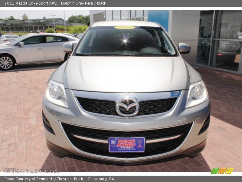 Dolphin Gray Mica / Black 2011 Mazda CX-9 Sport AWD