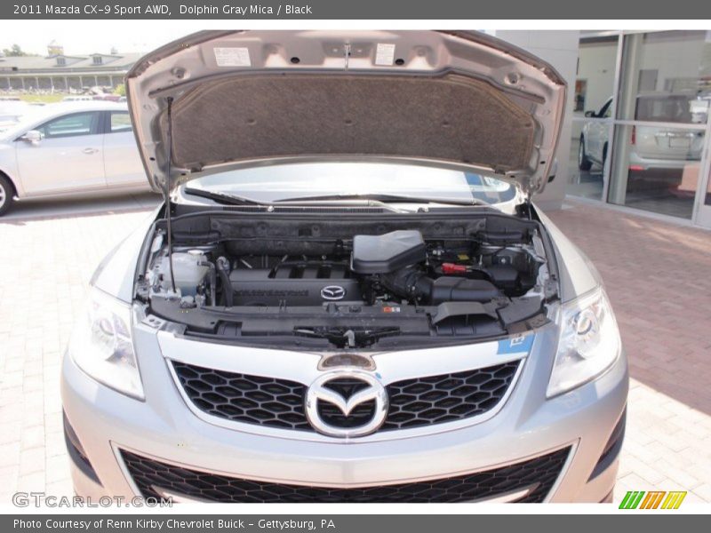 Dolphin Gray Mica / Black 2011 Mazda CX-9 Sport AWD
