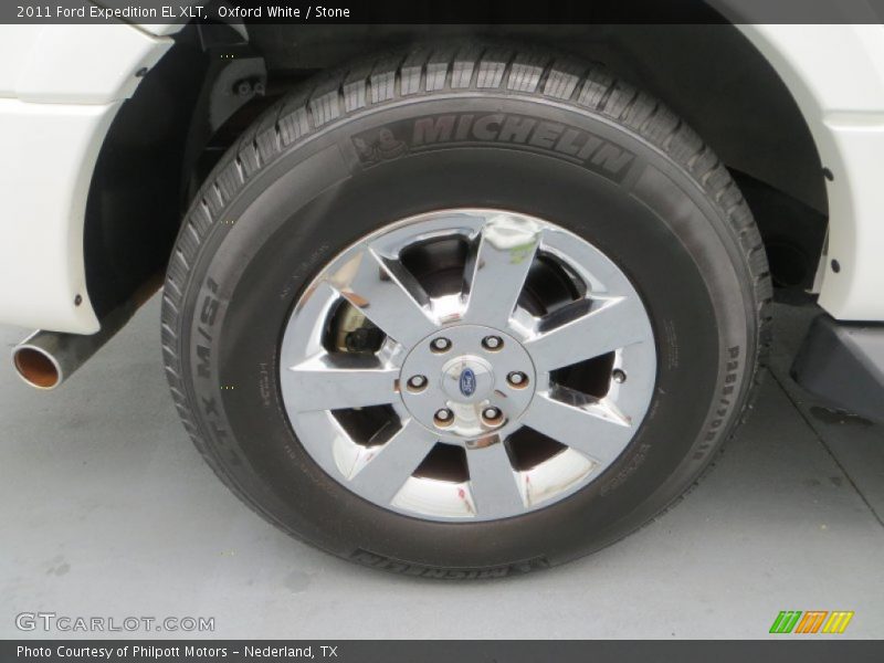 Oxford White / Stone 2011 Ford Expedition EL XLT