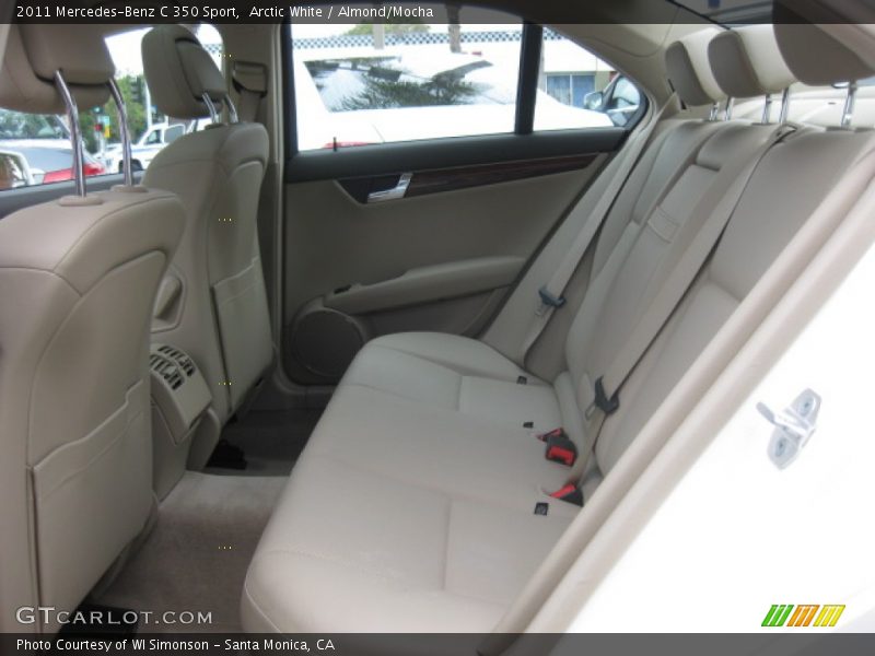 Arctic White / Almond/Mocha 2011 Mercedes-Benz C 350 Sport