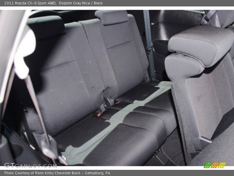 Dolphin Gray Mica / Black 2011 Mazda CX-9 Sport AWD