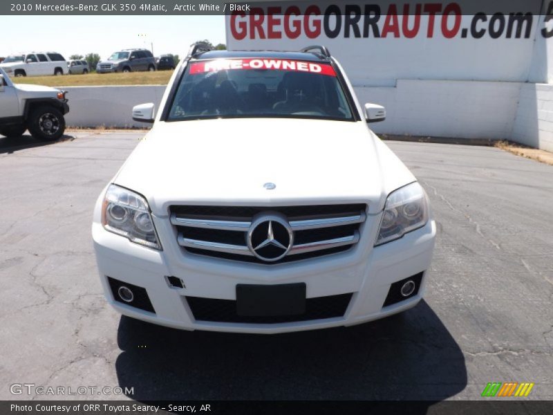 Arctic White / Black 2010 Mercedes-Benz GLK 350 4Matic