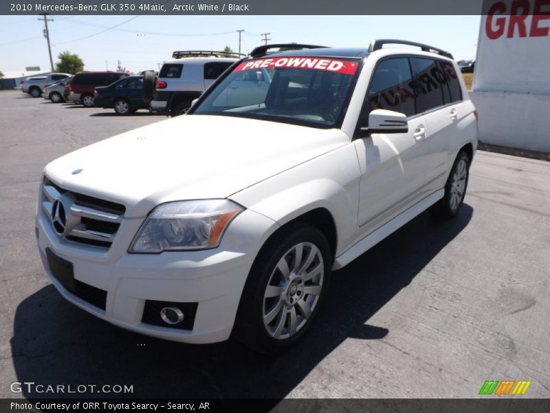 Arctic White / Black 2010 Mercedes-Benz GLK 350 4Matic