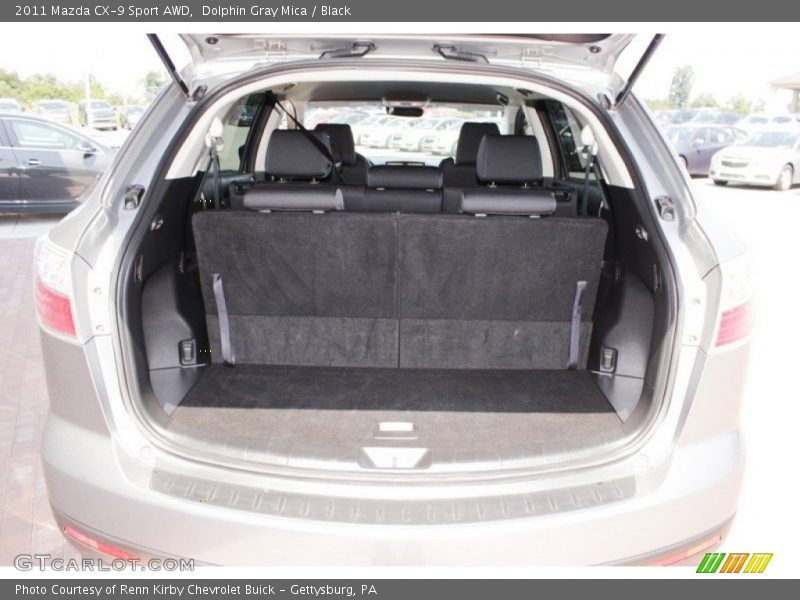 Dolphin Gray Mica / Black 2011 Mazda CX-9 Sport AWD