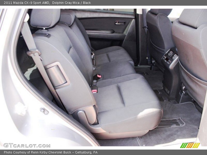 Dolphin Gray Mica / Black 2011 Mazda CX-9 Sport AWD