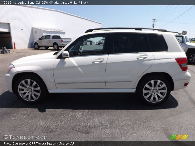 Arctic White / Black 2010 Mercedes-Benz GLK 350 4Matic