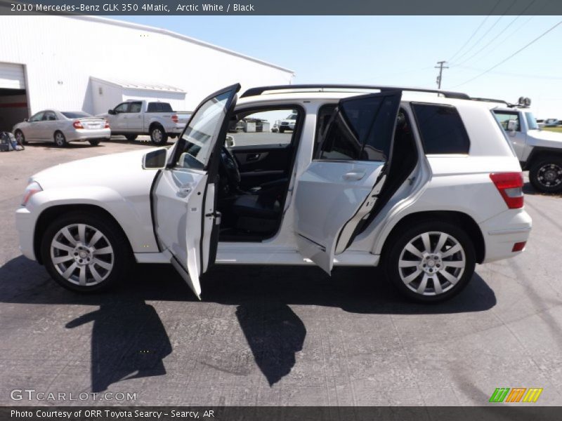 Arctic White / Black 2010 Mercedes-Benz GLK 350 4Matic