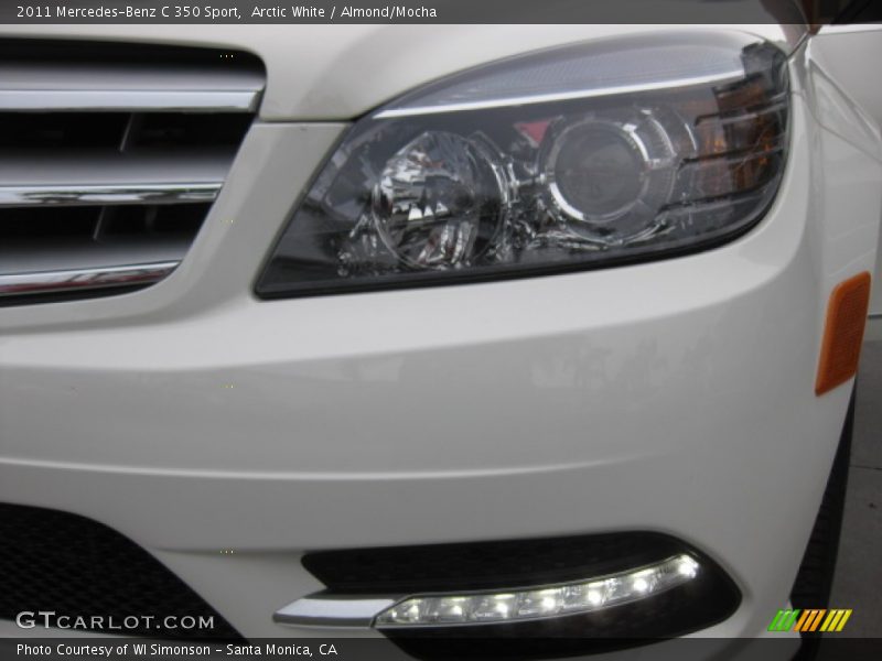 Arctic White / Almond/Mocha 2011 Mercedes-Benz C 350 Sport