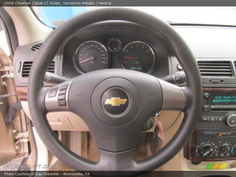 Sandstone Metallic / Neutral 2008 Chevrolet Cobalt LT Sedan