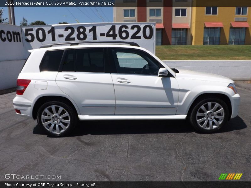 Arctic White / Black 2010 Mercedes-Benz GLK 350 4Matic