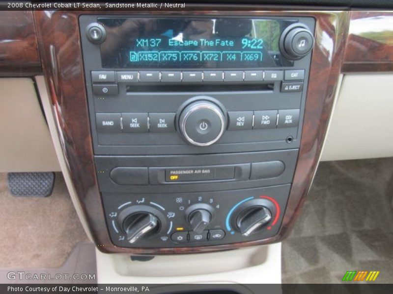 Sandstone Metallic / Neutral 2008 Chevrolet Cobalt LT Sedan