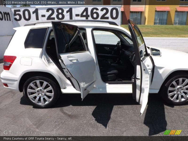 Arctic White / Black 2010 Mercedes-Benz GLK 350 4Matic