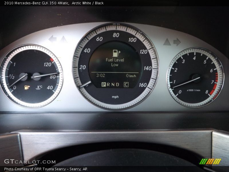 Arctic White / Black 2010 Mercedes-Benz GLK 350 4Matic