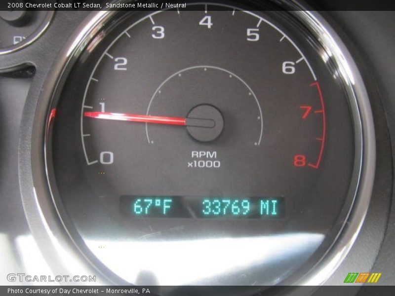 Sandstone Metallic / Neutral 2008 Chevrolet Cobalt LT Sedan