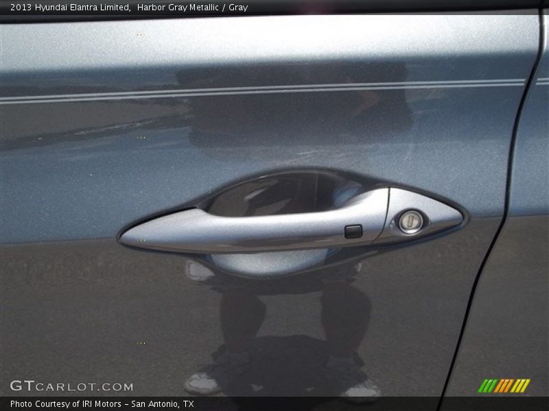 Harbor Gray Metallic / Gray 2013 Hyundai Elantra Limited