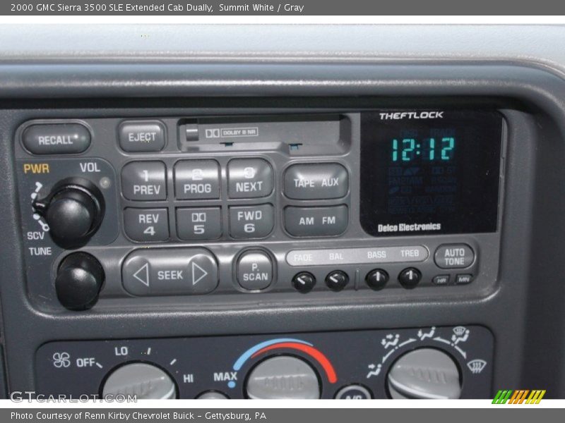 Audio System of 2000 Sierra 3500 SLE Extended Cab Dually