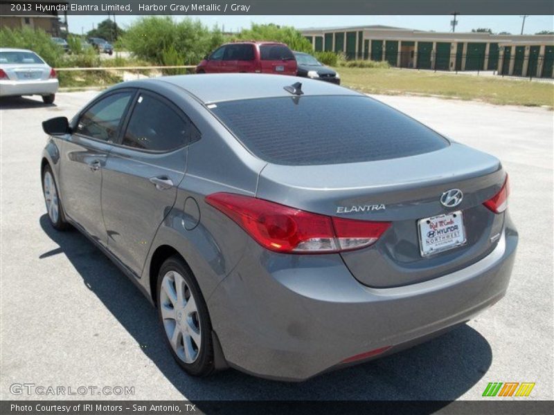 Harbor Gray Metallic / Gray 2013 Hyundai Elantra Limited