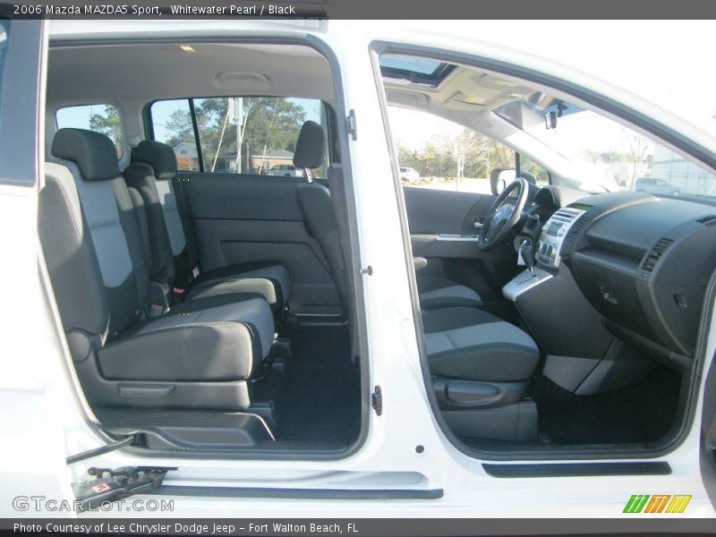 Whitewater Pearl / Black 2006 Mazda MAZDA5 Sport