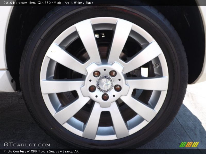 Arctic White / Black 2010 Mercedes-Benz GLK 350 4Matic
