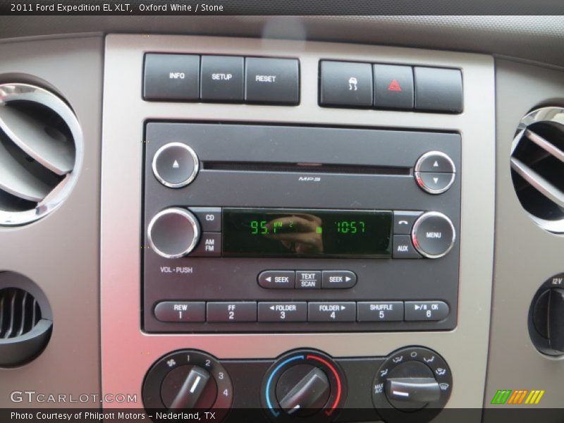 Oxford White / Stone 2011 Ford Expedition EL XLT