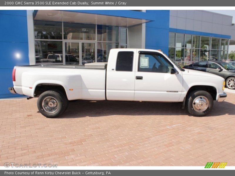  2000 Sierra 3500 SLE Extended Cab Dually Summit White