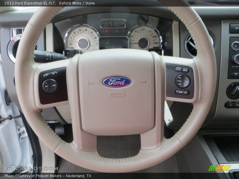 Oxford White / Stone 2011 Ford Expedition EL XLT