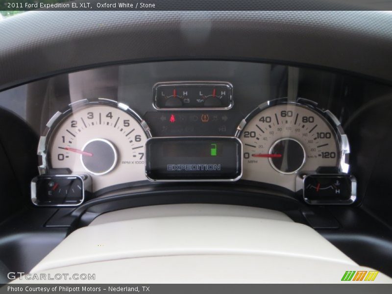 Oxford White / Stone 2011 Ford Expedition EL XLT