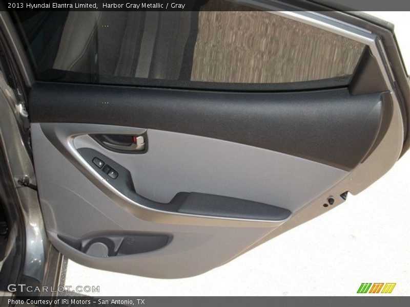 Harbor Gray Metallic / Gray 2013 Hyundai Elantra Limited