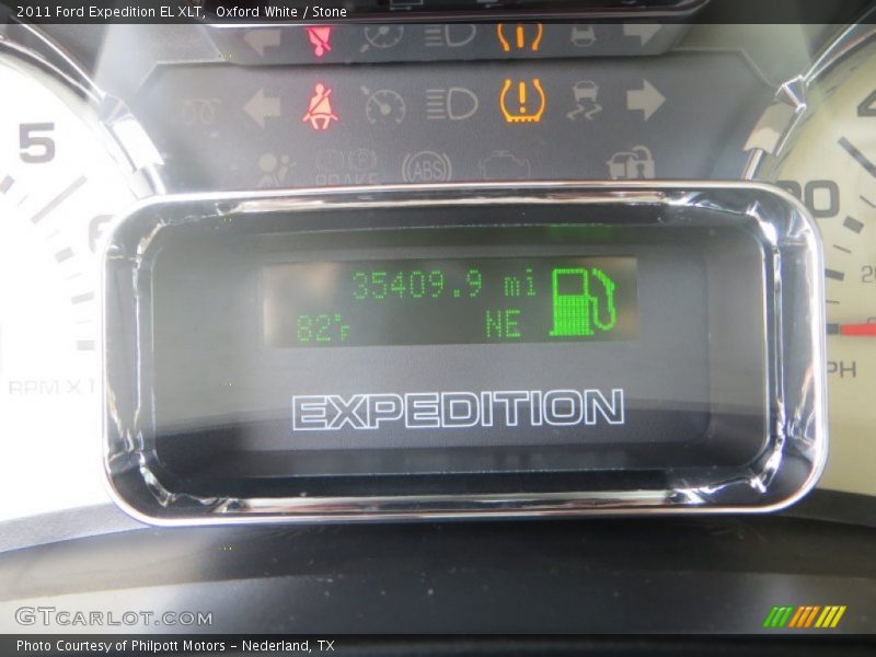 Oxford White / Stone 2011 Ford Expedition EL XLT