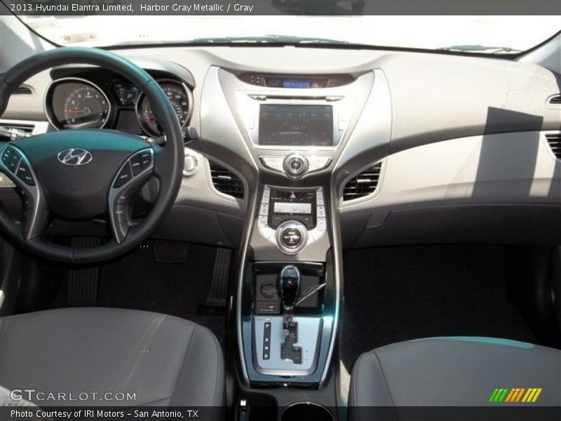 Harbor Gray Metallic / Gray 2013 Hyundai Elantra Limited