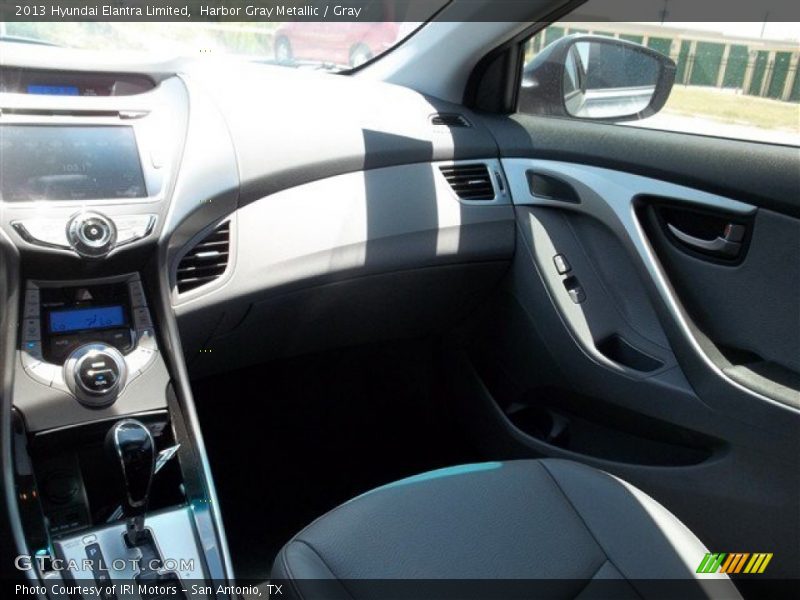 Harbor Gray Metallic / Gray 2013 Hyundai Elantra Limited
