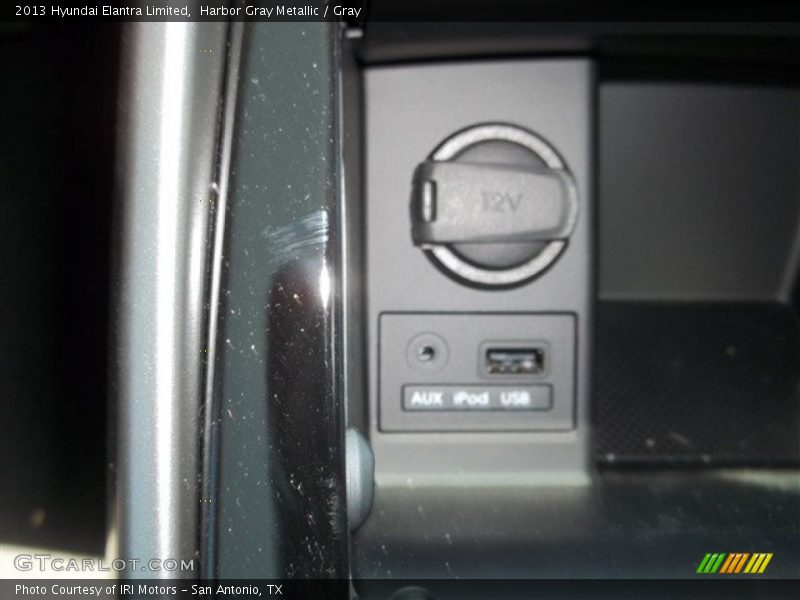 Harbor Gray Metallic / Gray 2013 Hyundai Elantra Limited