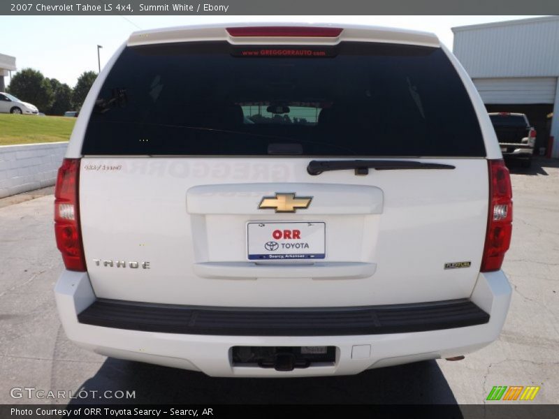Summit White / Ebony 2007 Chevrolet Tahoe LS 4x4