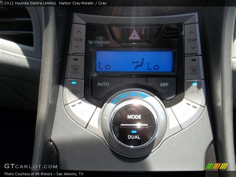 Harbor Gray Metallic / Gray 2013 Hyundai Elantra Limited