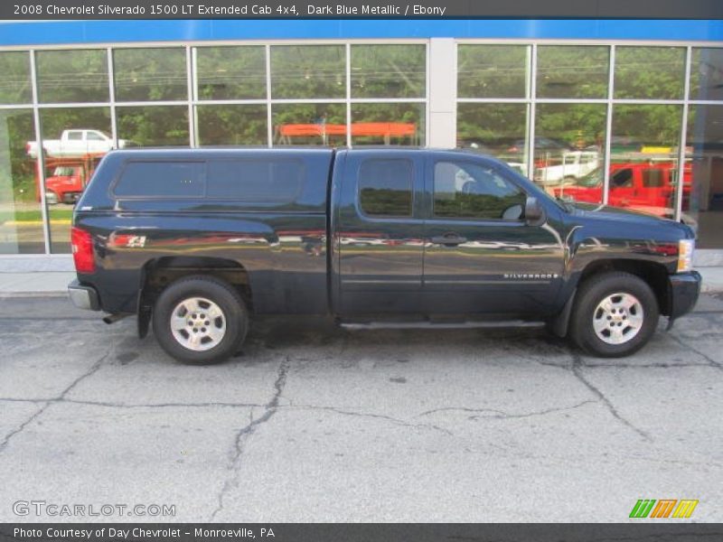 Dark Blue Metallic / Ebony 2008 Chevrolet Silverado 1500 LT Extended Cab 4x4