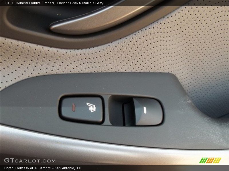 Harbor Gray Metallic / Gray 2013 Hyundai Elantra Limited