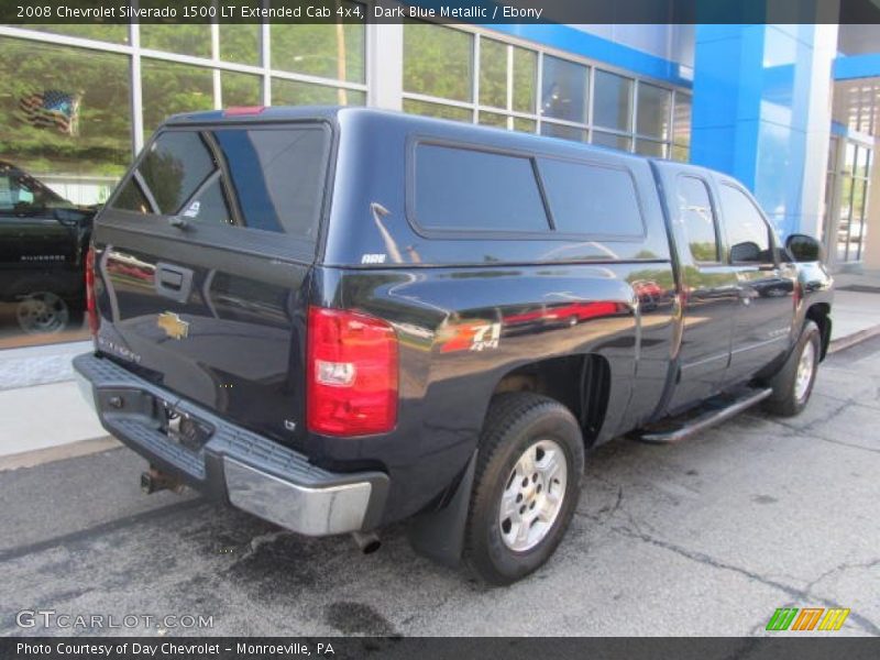 Dark Blue Metallic / Ebony 2008 Chevrolet Silverado 1500 LT Extended Cab 4x4