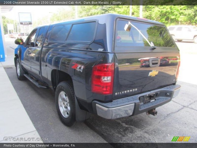 Dark Blue Metallic / Ebony 2008 Chevrolet Silverado 1500 LT Extended Cab 4x4