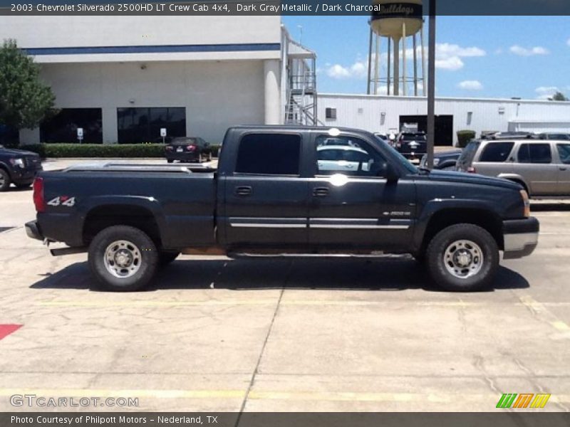 Dark Gray Metallic / Dark Charcoal 2003 Chevrolet Silverado 2500HD LT Crew Cab 4x4