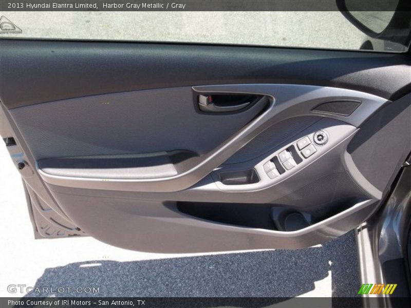 Harbor Gray Metallic / Gray 2013 Hyundai Elantra Limited