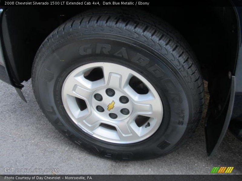 Dark Blue Metallic / Ebony 2008 Chevrolet Silverado 1500 LT Extended Cab 4x4