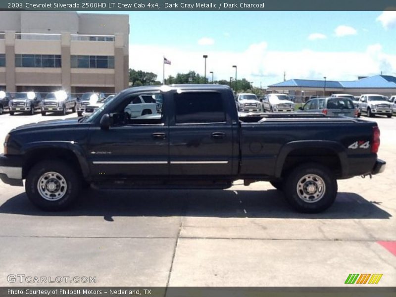 Dark Gray Metallic / Dark Charcoal 2003 Chevrolet Silverado 2500HD LT Crew Cab 4x4