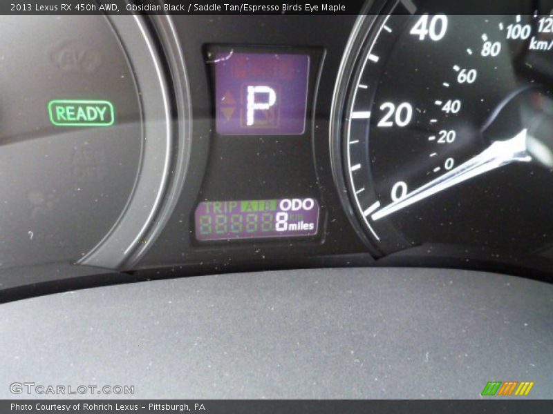 Obsidian Black / Saddle Tan/Espresso Birds Eye Maple 2013 Lexus RX 450h AWD