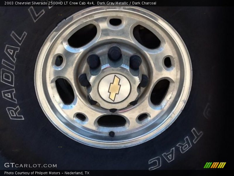 Dark Gray Metallic / Dark Charcoal 2003 Chevrolet Silverado 2500HD LT Crew Cab 4x4