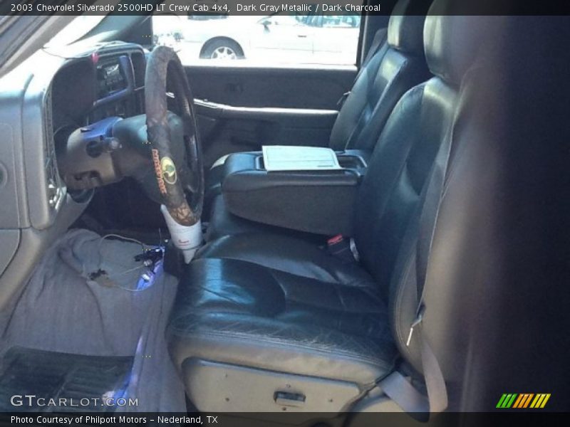 Dark Gray Metallic / Dark Charcoal 2003 Chevrolet Silverado 2500HD LT Crew Cab 4x4