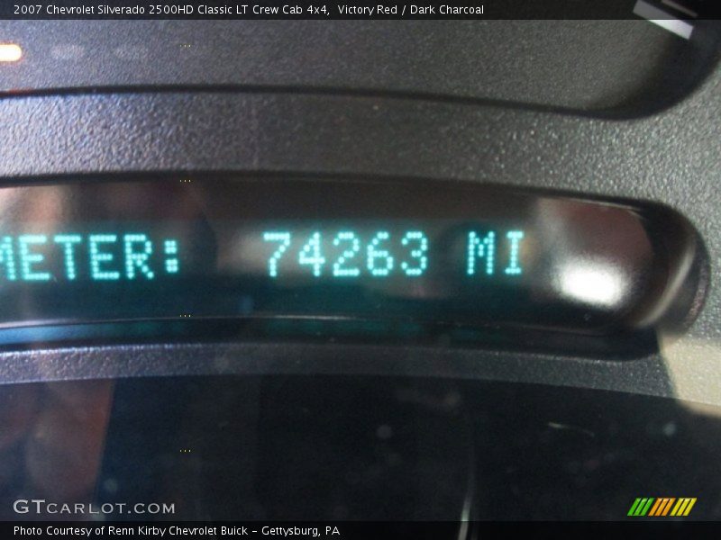 Victory Red / Dark Charcoal 2007 Chevrolet Silverado 2500HD Classic LT Crew Cab 4x4