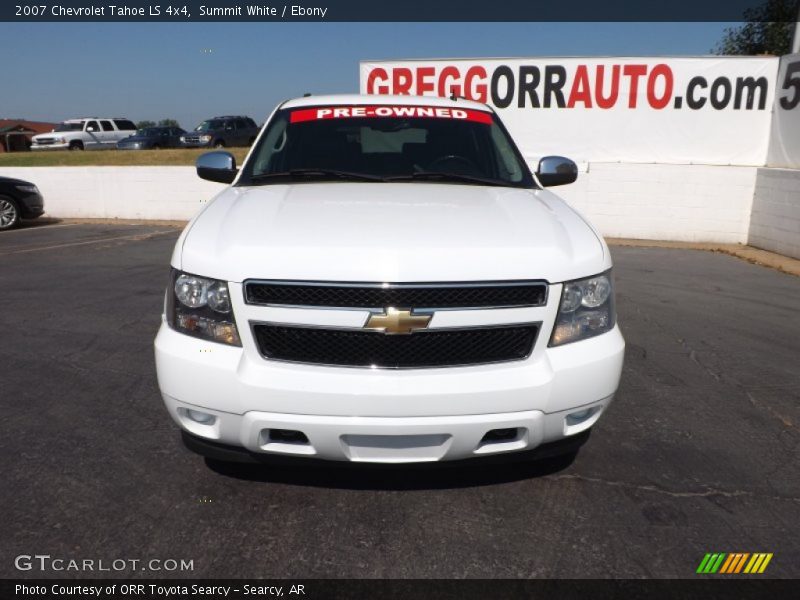 Summit White / Ebony 2007 Chevrolet Tahoe LS 4x4