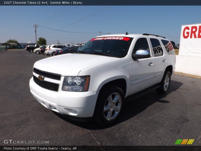 Summit White / Ebony 2007 Chevrolet Tahoe LS 4x4